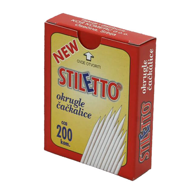 Stiletto toothpicks 200 pcs