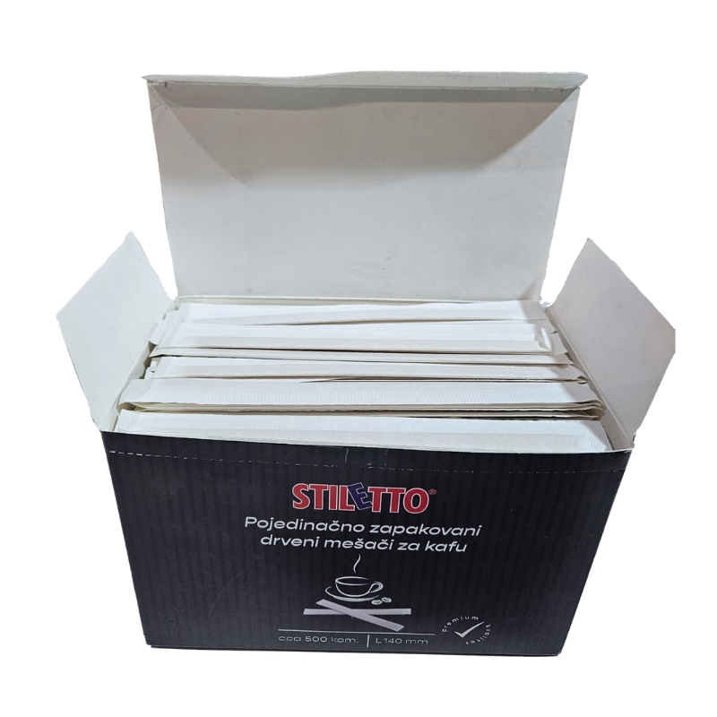 Wooden coffee stirrers 140mm HoReCa