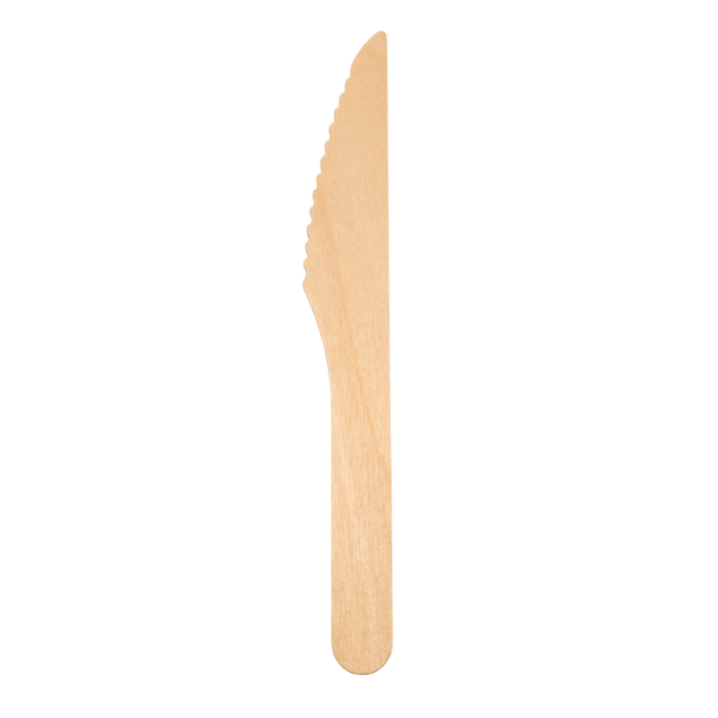 Wooden knife catering party