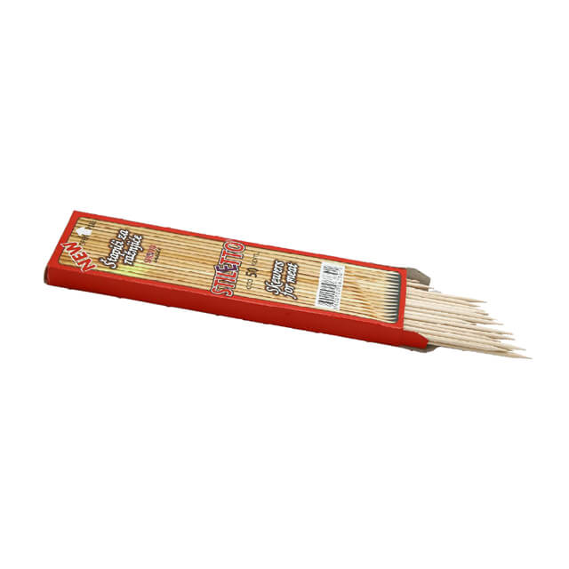 Stiletto wooden skewer sticks